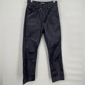 Madewell Women's High-Rise Skinny Coated Jeans Blue Denim Dark Wash Jeans‎ 26